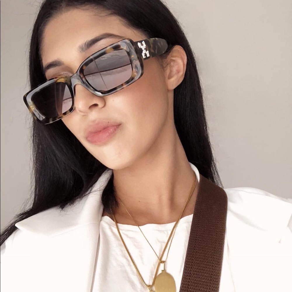 Off-White  tortoise shell sunglasses